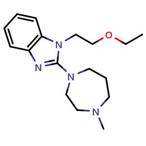 Chemical structure of Emedastine , CAS 87233-61-2, AChemBlock Y228143
