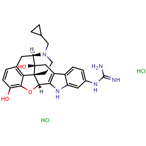 Chemical structure of 6'-GNTI dihydrochloride , CAS 2410327-94-3, AChemBlock Y228151