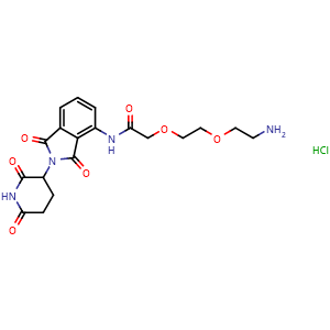 Pomalidomide-PEG2-NH2 hydrochloride