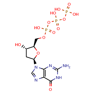 Chemical structure of dGTP , CAS 2564-35-4, AChemBlock Y228175