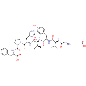 Chemical structure of TRV055 acetate , AChemBlock Y228178