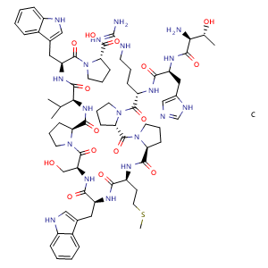 Chemical structure of TfR-T12 acetate , AChemBlock Y228193