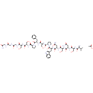 Chemical structure of Caloxin 2A1 acetate , AChemBlock Y228194