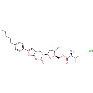 Chemical structure of FV-100 , CAS 956483-03-7, AChemBlock Y228220