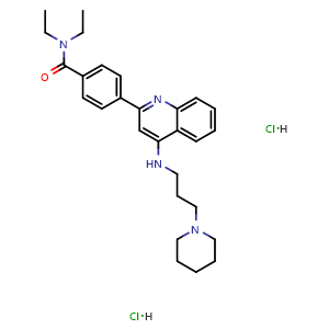 Chemical structure of LMPTP INHIBITOR 1 dihydrochloride , CAS 2310135-46-5, AChemBlock Y228238