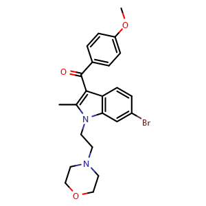 Chemical structure of 6-Bromopravadoline , CAS 166599-63-9, AChemBlock Y228246