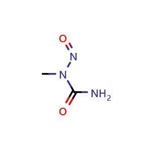 Chemical structure of N-Nitroso-N-methylurea , CAS 684-93-5, AChemBlock Y228250