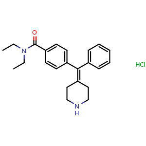Chemical structure of AR-M 1000390 hydrochloride , CAS 209808-47-9, AChemBlock Y228262