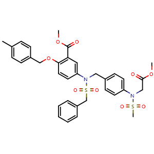 Chemical structure of PTP1B-IN-2 , CAS 1919853-46-5, AChemBlock Y228265
