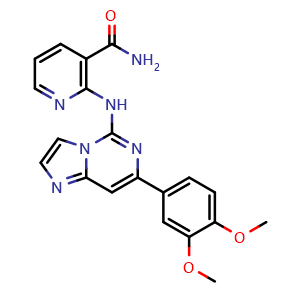Chemical structure of BAY 61-3606 , CAS 732983-37-8, AChemBlock Y228269