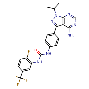 Chemical structure of AD80 , CAS 1384071-99-1, AChemBlock Y228273