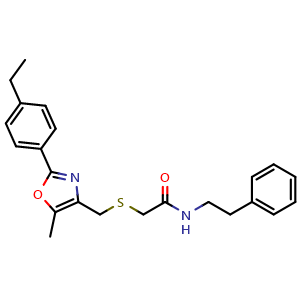 Chemical structure of iCRT3 , CAS 901751-47-1, AChemBlock Y228274
