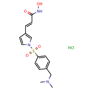 Chemical structure of Resminostat hydrochloride , CAS 1187075-34-8, AChemBlock Y228288