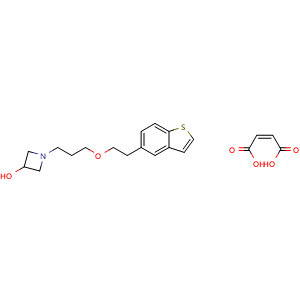 Chemical structure of Edonerpic maleate , CAS 519187-97-4, AChemBlock Y228297