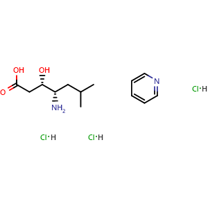 Chemical structure of Pyridostatin Trihydrochloride , CAS 2517456-88-9, AChemBlock Y228304
