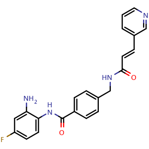 Chemical structure of Tucidinostat , CAS 1616493-44-7, AChemBlock Y228308