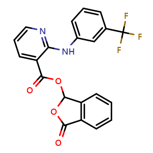 Chemical structure of Talniflumate , CAS 66898-62-2, AChemBlock Y228312