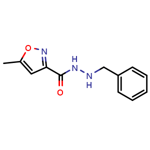 Chemical structure of Isocarboxazid , CAS 59-63-2, AChemBlock Y228321