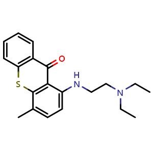 Chemical structure of Lucanthone , CAS 479-50-5, AChemBlock Y228323