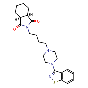 Chemical structure of Perospirone , CAS 150915-41-6, AChemBlock Y228325