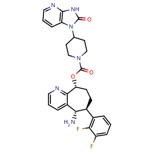 Chemical structure of Rimegepant , CAS 1289023-67-1, AChemBlock Y228334