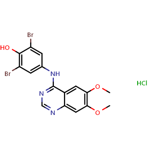 Chemical structure of WHI-P97 hydrochloride , AChemBlock Y228345