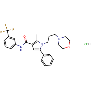 Chemical structure of HC067047 Hydrochloride , CAS 1481646-76-7, AChemBlock Y228354