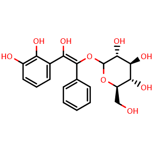 Chemical structure of Tetrahydroxystilbene glucoside , CAS 55327-45-2, AChemBlock Y228378