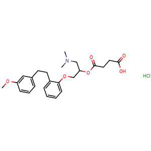 Chemical structure of Sarpogrelate hydrochloride , CAS 135159-51-2, AChemBlock Y228383