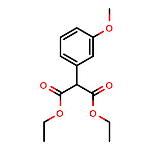 1,3-diethyl 2-(3-methoxyphenyl)propanedioate