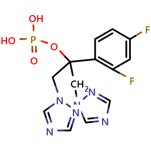 Chemical structure of Fosfluconazole , CAS 194798-83-9, AChemBlock Y228480