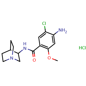 Chemical structure of Zacopride hydrochloride , CAS 101303-98-4, AChemBlock Y228481