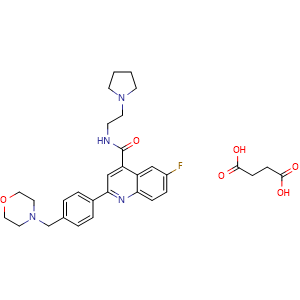 Chemical structure of DDD107498 succinate , CAS 2444781-71-7, AChemBlock Y228488
