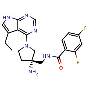 Chemical structure of PF-AKT400 , CAS 1004990-28-6, AChemBlock Y228503