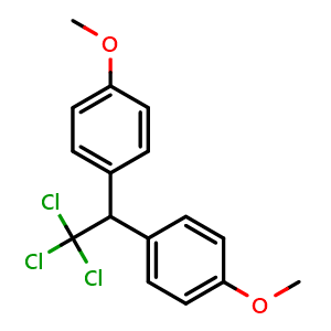 Chemical structure of Methoxychlor , CAS 72-43-5, AChemBlock Y228514