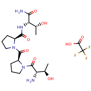 Chemical structure of Rapastinel Trifluoroacetate , CAS 1435786-04-1, AChemBlock Y228530