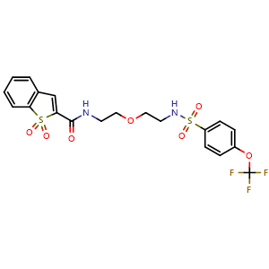 Chemical structure of SCP1-IN-1 , CAS 2764615-55-4, AChemBlock Y228584