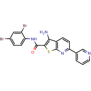 Chemical structure of SOD1-Derlin-1 inhibitor-1 , CAS 840461-03-2, AChemBlock Y228597