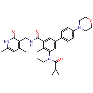 N-((4,6-dimethyl-2-oxo-1,2-dihydropyridin-3-yl)methyl)-5-(N-ethylcyclopropanecarboxamido)-4-methyl-4