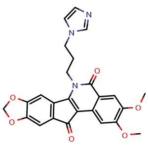 Chemical structure of IndiMitecan , CAS 915360-05-3, AChemBlock Y228629