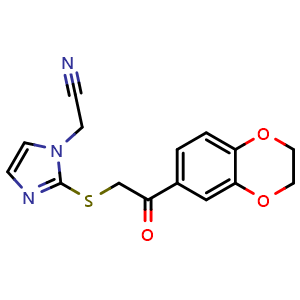 Chemical structure of Cathepsin X-IN-1 , CAS 2418577-51-0, AChemBlock Y228673