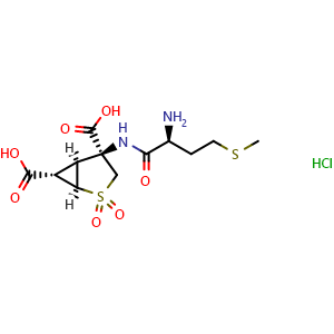 Chemical structure of Pomaglumetad methionil hydrochloride , CAS 635318-26-2, AChemBlock Y228718