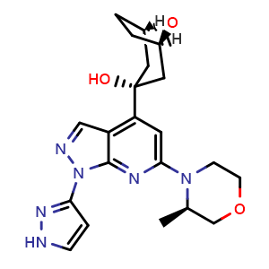 Chemical structure of Camonsertib , CAS 2417489-10-0, AChemBlock Y228722