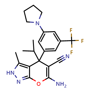 Chemical structure of SHMT-IN-2 , CAS 2102681-49-0, AChemBlock Y228732