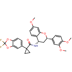 Chemical structure of CFTR corrector 8 , CAS 1918142-35-4, AChemBlock Y228775