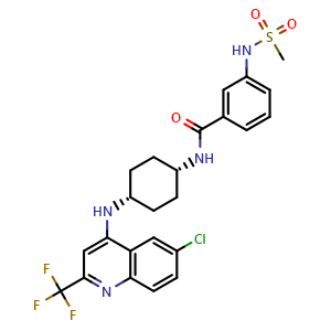 Chemical structure of MrgprX2 antagonist-8 , CAS 2768216-96-0, AChemBlock Y228777
