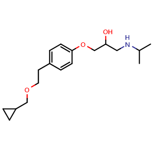 Chemical structure of Betaxolol , CAS 63659-18-7, AChemBlock Y228782