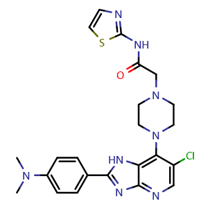 Chemical structure of CCT129202 , CAS 942947-93-5, AChemBlock Y228793