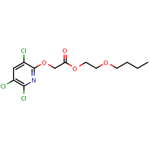 Chemical structure of Triclopyr 2-butoxyethyl ester , CAS 64700-56-7, AChemBlock Y228813