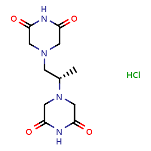 Chemical structure of Dexrazoxane hydrochloride , CAS 149003-01-0, AChemBlock Y228822
